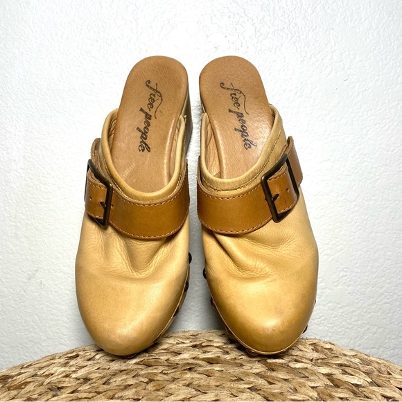 Free people Culver City clogs camel tan leather - Picture 9 of 9